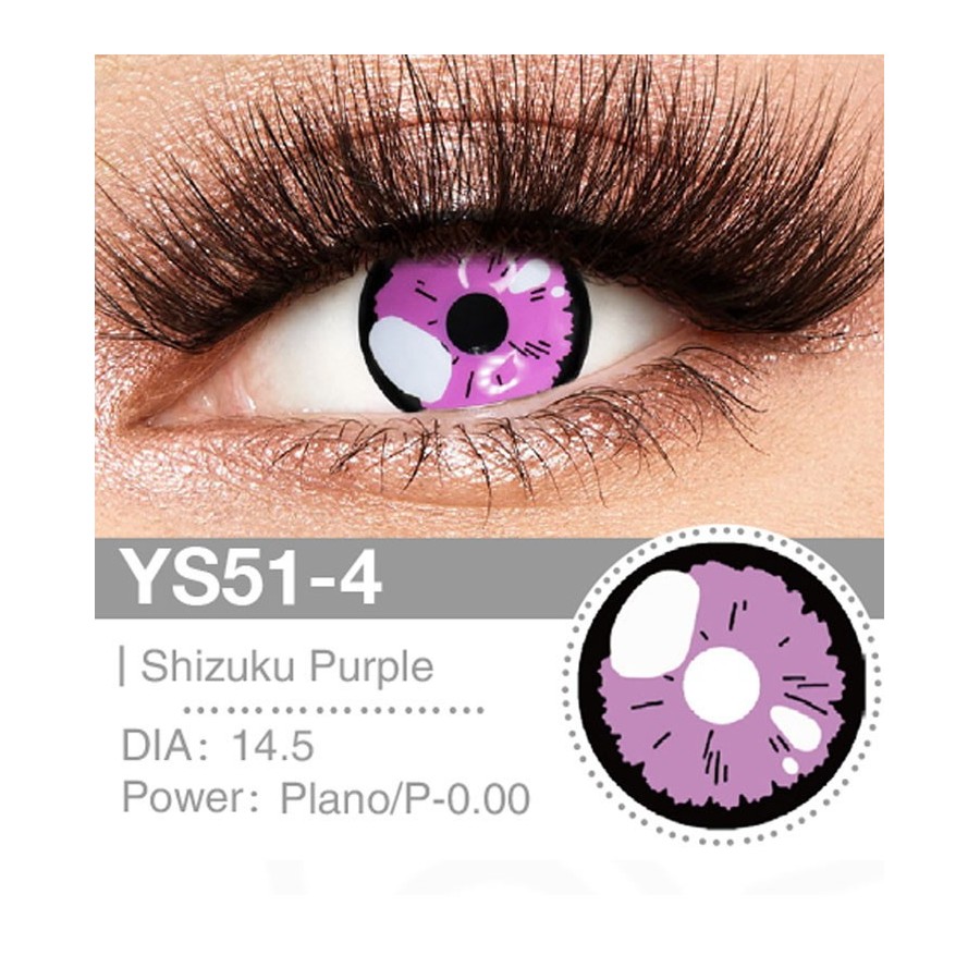 Lenti a contatto Lenti Cosplay Member of the Ghost Troupe Purple 14.5 MM - Pidak Shop viola – ideali per cosplay e fotografia