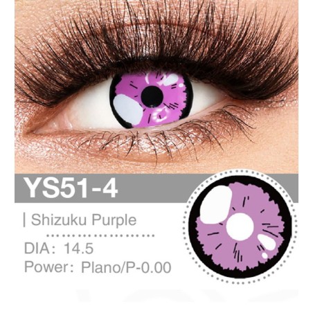 Lenti a contatto Lenti Cosplay Member of the Ghost Troupe Purple 14.5 MM - Pidak Shop viola – ideali per cosplay e fotografia