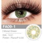 Lenti a contatto Lenti Cosplay Monet Green 14.2 MM - Pidak Shop verde – ideali per cosplay e fotografia
