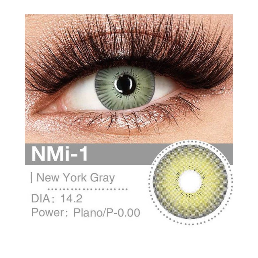 Lenti a contatto Lenti Cosplay New York Gray 14.2 MM - Pidak Shop grigio – ideali per cosplay e fotografia