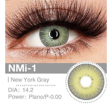 Lenti a contatto Lenti Cosplay New York Gray 14.2 MM - Pidak Shop grigio – ideali per cosplay e fotografia