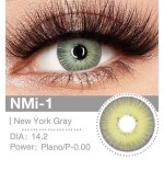 Lenti a contatto Lenti Cosplay New York Gray 14.2 MM - Pidak Shop grigio – ideali per cosplay e fotografia