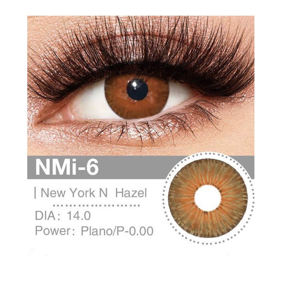 Lenti a contatto Lenti Cosplay New York N Hazel 14.0 MM - Pidak Shop – ideali per cosplay e fotografia