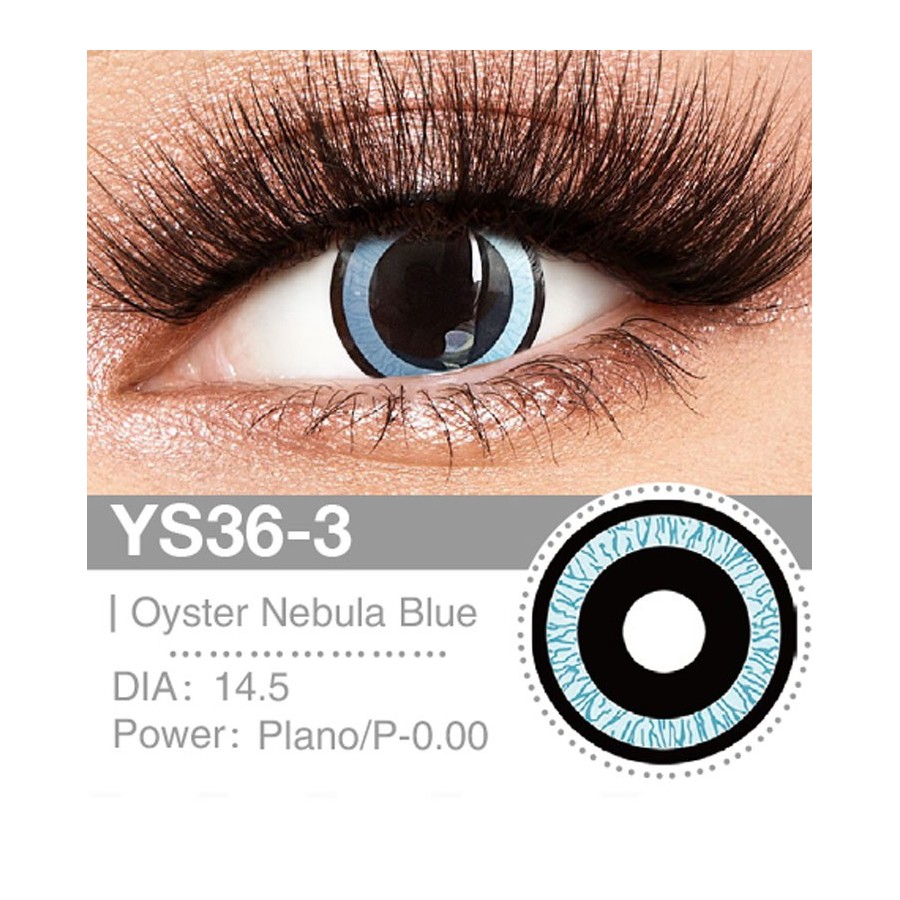 Lenti a contatto Lenti Cosplay Oyster Nebula Blue 14.5 MM - Pidak Shop blu – ideali per cosplay e fotografia