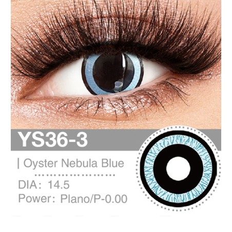Lenti a contatto Lenti Cosplay Oyster Nebula Blue 14.5 MM - Pidak Shop blu – ideali per cosplay e fotografia