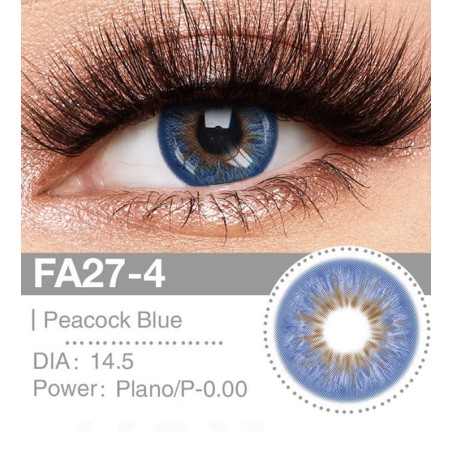 Lenti a contatto Lenti Cosplay Peacock Blue 14.5 MM - Pidak Shop blu – ideali per cosplay e fotografia