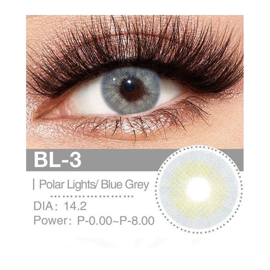 Lenti a contatto Lenti Cosplay Polar Lights Blue Grey 14.2 MM - Pidak Shop blu – ideali per cosplay e fotografia