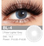 Lenti a contatto Lenti Cosplay Polar Lights Grey 14.2 MM - Pidak Shop grigio – ideali per cosplay e fotografia