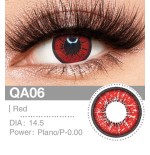Lenti a contatto Lenti Cosplay Red 14.5 MM - Pidak Shop rosso – ideali per cosplay e fotografia