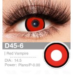 Lenti a contatto Lenti Cosplay Red Vampire 14.5 MM - Pidak Shop rosso – ideali per cosplay e fotografia
