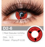 Lenti a contatto Lenti Cosplay Red Village Ninja Survivor 14.5 MM - Pidak Shop rosso – ideali per cosplay e fotografia