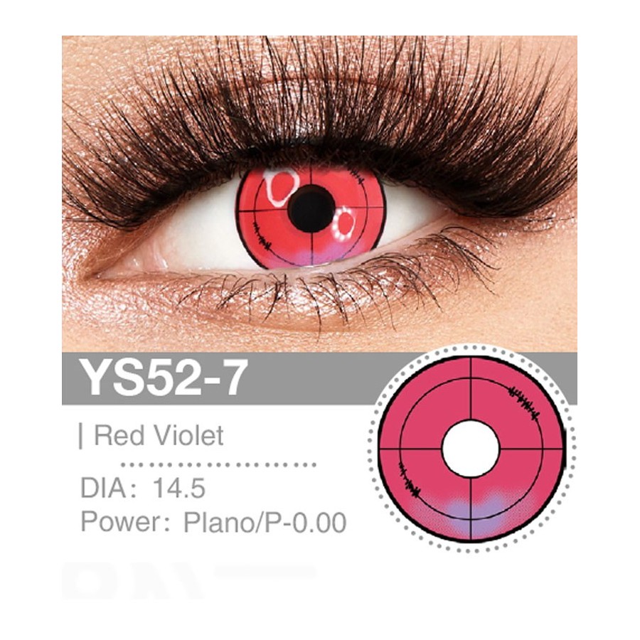 Lenti a contatto Lenti Cosplay Red Violet 14.5 MM - Pidak Shop viola – ideali per cosplay e fotografia