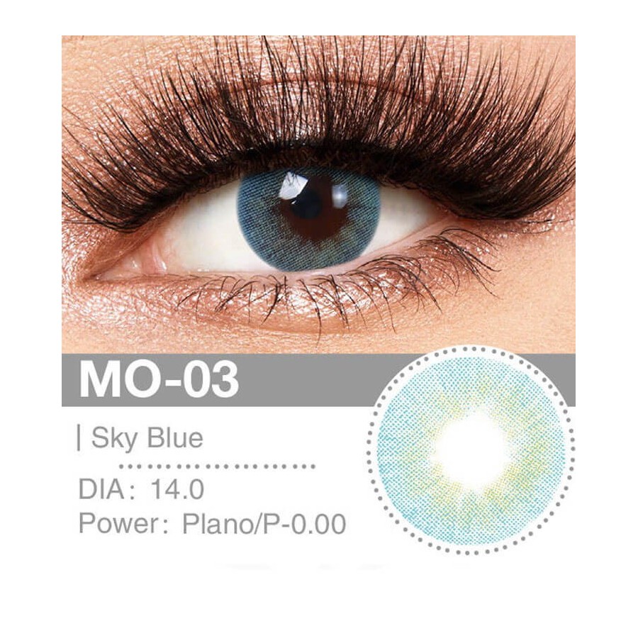 Lenti a contatto Lenti Cosplay Sky Blue 14.0 MM - Pidak Shop blu – ideali per cosplay e fotografia