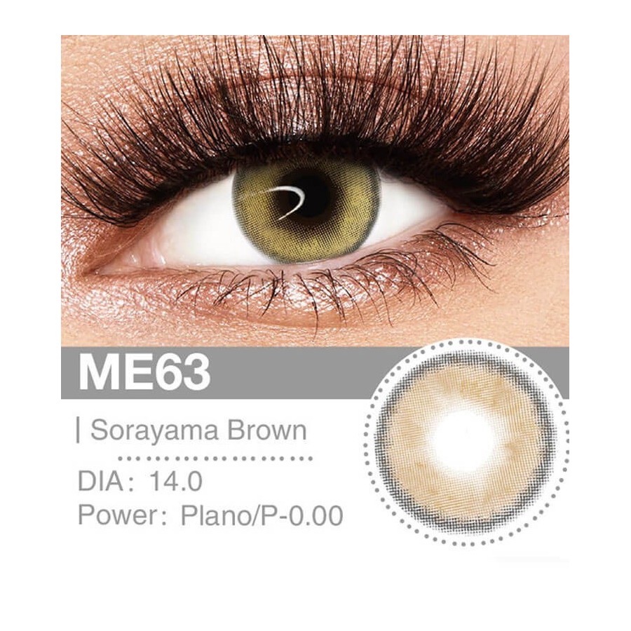Lenti a contatto Lenti Cosplay Sorayama Brown 14.0 MM - Pidak Shop marrone – ideali per cosplay e fotografia