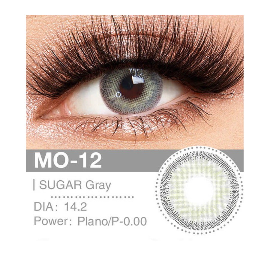 Lenti a contatto Lenti Cosplay Sugar Gray 14.2 MM - Pidak Shop grigio – ideali per cosplay e fotografia