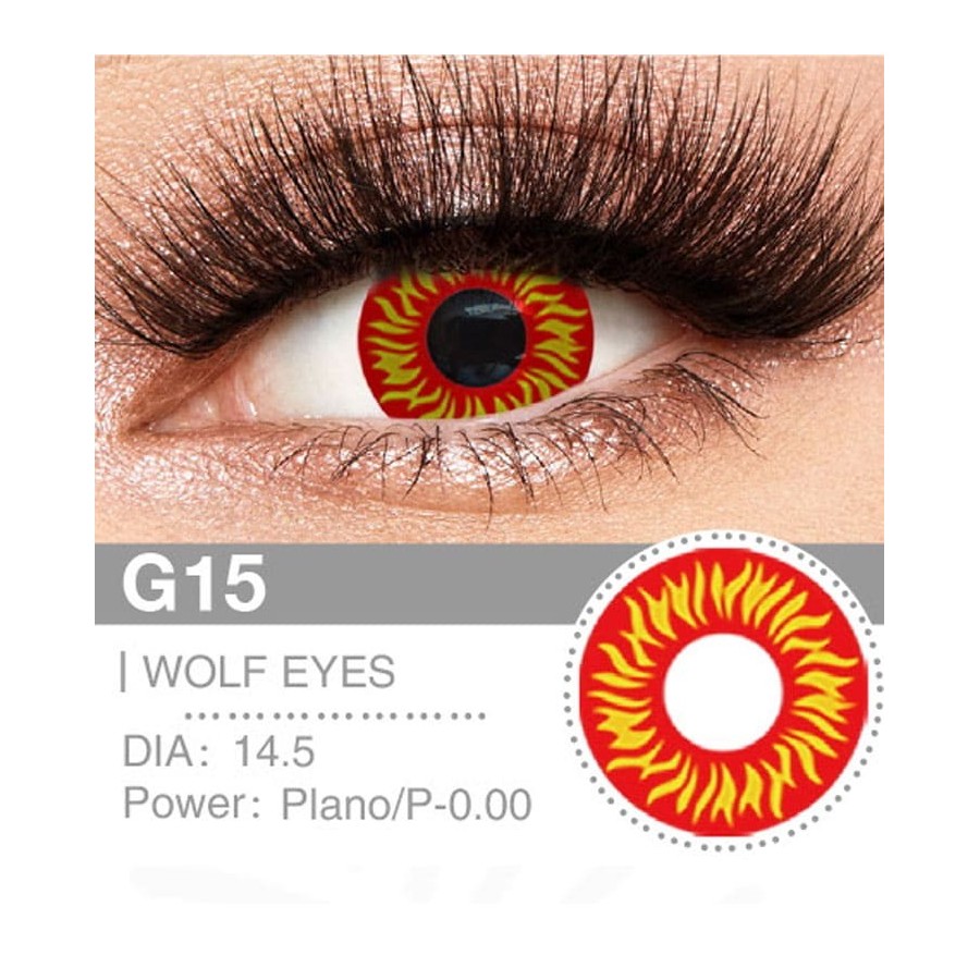 Lenti a contatto Lenti Cosplay Wolf Eyes 14.5 MM - Pidak Shop – ideali per cosplay e fotografia