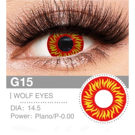 Lenti a contatto Lenti Cosplay Wolf Eyes 14.5 MM - Pidak Shop – ideali per cosplay e fotografia