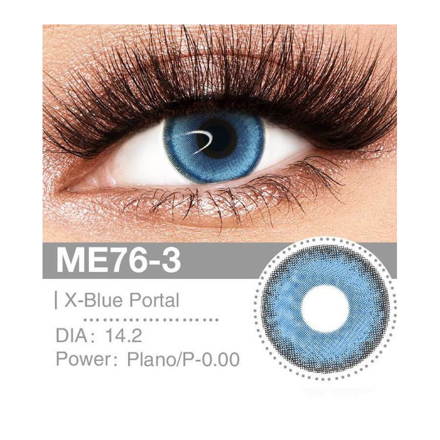 Lenti a contatto Lenti Cosplay X-Blue Portal 14.2 MM - Pidak Shop blu – ideali per cosplay e fotografia