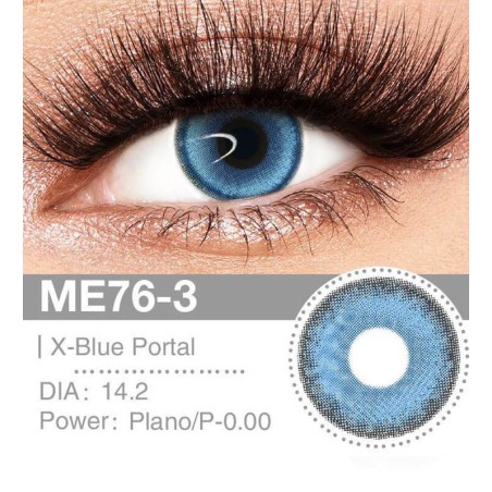 Lenti a contatto Lenti Cosplay X-Blue Portal 14.2 MM - Pidak Shop blu – ideali per cosplay e fotografia