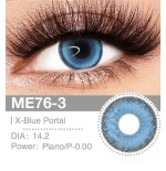 Lenti a contatto Lenti Cosplay X-Blue Portal 14.2 MM - Pidak Shop blu – ideali per cosplay e fotografia