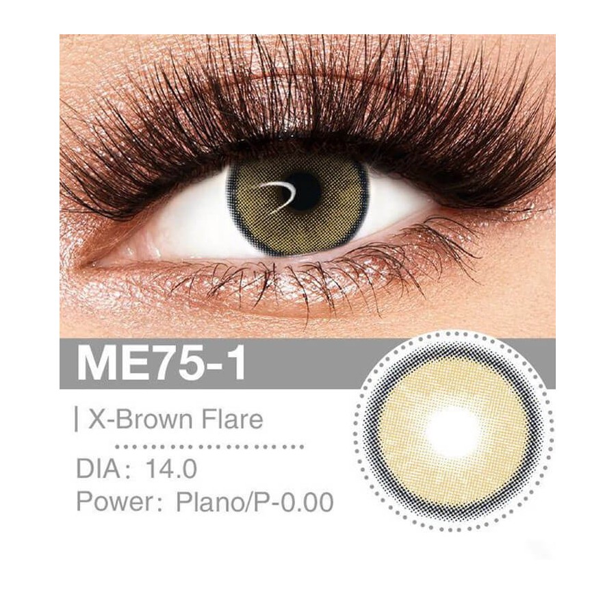 Lenti a contatto Lenti Cosplay X-Brown Flare 14.0 MM - Pidak Shop marrone – ideali per cosplay e fotografia