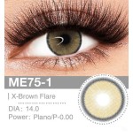 Lenti a contatto Lenti Cosplay X-Brown Flare 14.0 MM - Pidak Shop marrone – ideali per cosplay e fotografia