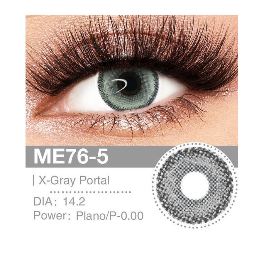 Lenti a contatto Lenti Cosplay X-Gray Portal 14.2 MM - Pidak Shop grigio – ideali per cosplay e fotografia