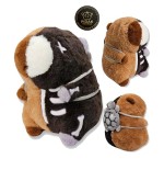Peluche Capibara Dark - Gotico 30 cm - Darkibara -  Esclusiva Pidak