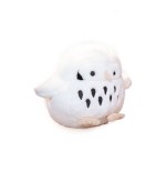 Peluche Civetta Bianca 35 cm morbido e di alta qualità