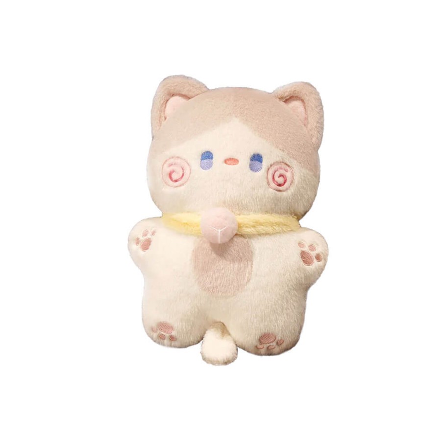 Peluche Gatto Kawaii Rosa 40 cm morbido e di alta qualità