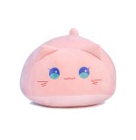 Peluche Gatto Rosa Occhi Kawaii 30 cm morbido e di alta qualità