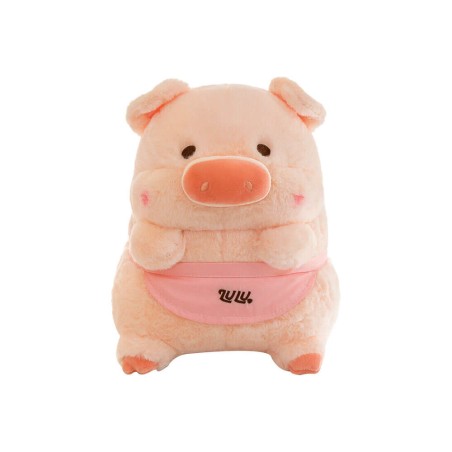 Peluche Maialino Kawaii con Grembiule 50 cm morbido e di alta qualità