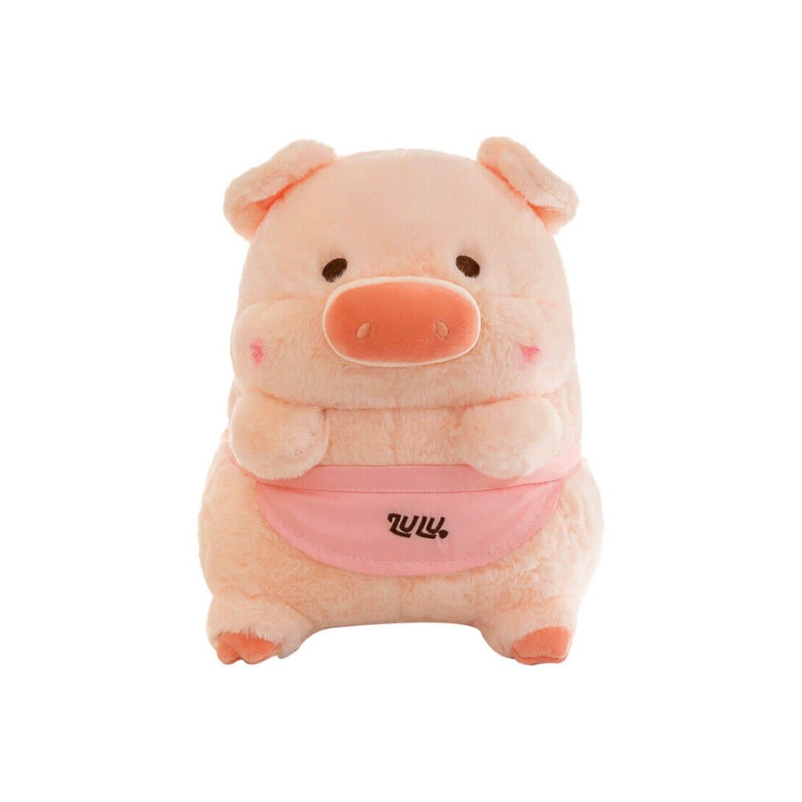 Peluche Maialino Kawaii con Grembiule 60 cm morbido e di alta qualità