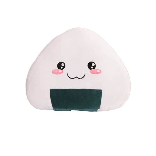 Peluche Onigiri Chibi Felice 40 cm morbido e di alta qualità