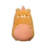 Peluche Orso Beige con Cappello 80 cm morbido e di alta qualità