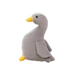 Peluche Papera Seduta Grigia 40 cm morbido e di alta qualità