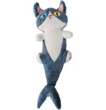 Peluche Pesce Gatto 50 cm – Gatto Marino Kawaii Morbido con Eterocromia