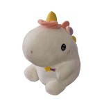 Peluche Unicorno Bianco 30 cm morbido e di alta qualità