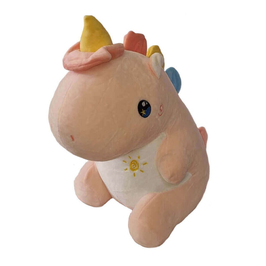 Peluche Unicorno Rosa 40 cm morbido e di alta qualità