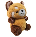 PIDAK Peluche Panda Rosso MADE IN ITALY 23 cm morbido e di alta qualità