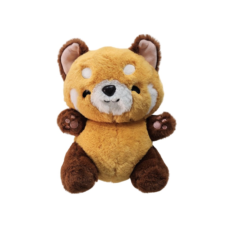 PIDAK Peluche Panda Rosso MADE IN ITALY 35 cm morbido e di alta qualità