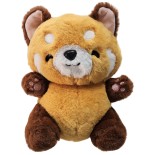 PIDAK Peluche Panda Rosso MADE IN ITALY 45 cm morbido e di alta qualità