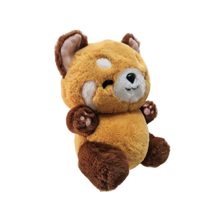 PIDAK Peluche Panda Rosso MADE IN ITALY 60 cm morbido e di alta qualità
