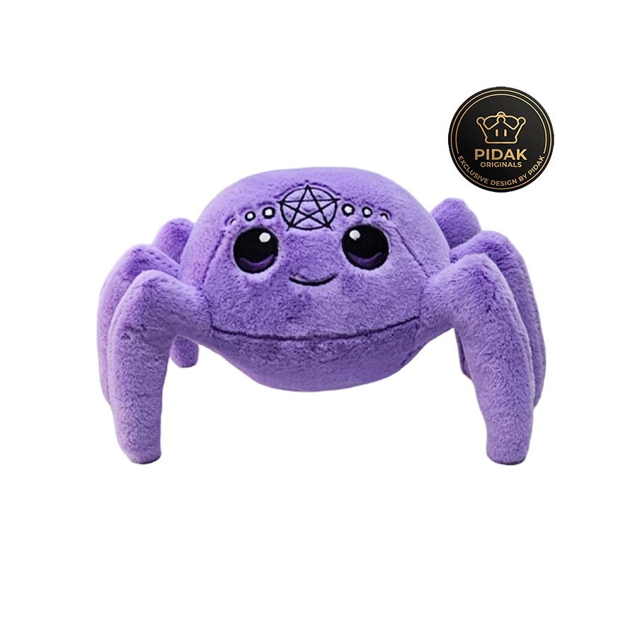 Veronica Peluche Ragno Esoterico 25 cm Esclusivo PIDAK – Ragno Gotico Kawaii Viola